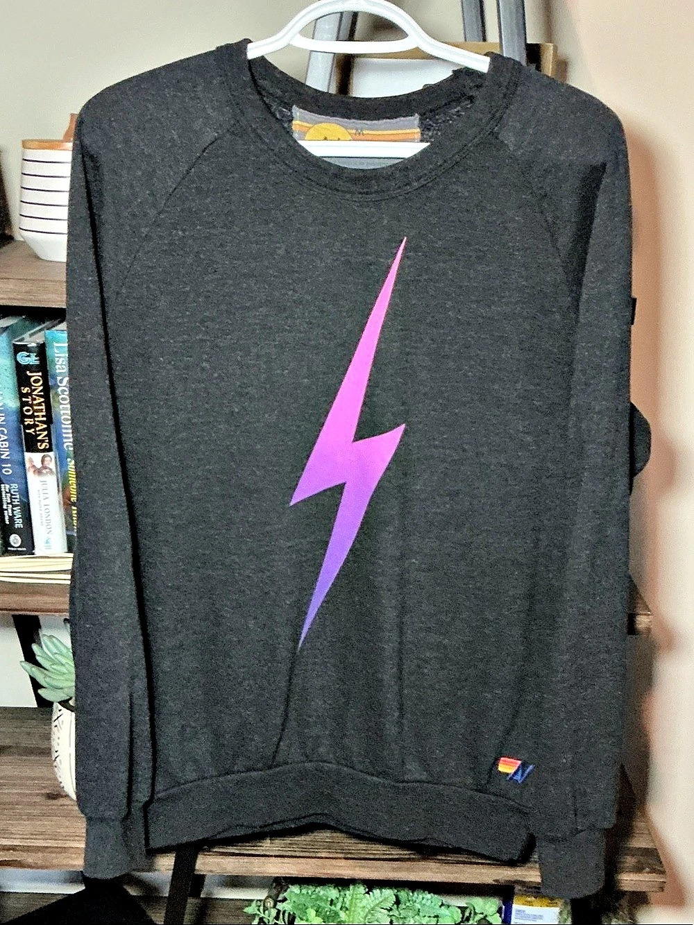 Aviator Graphic Sweatshirt Size Medium